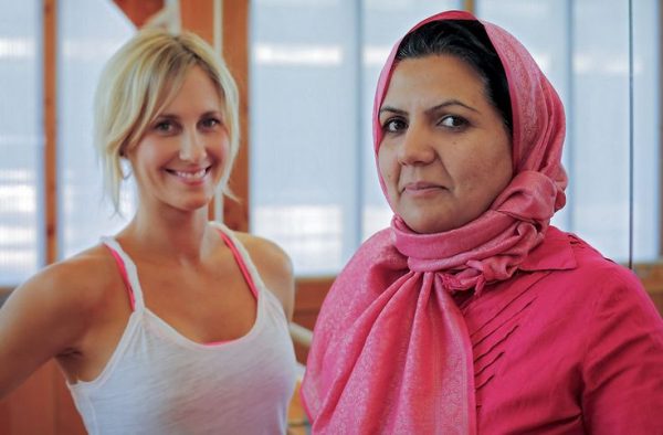 Kobra Dastgirzada with mentor, Andrea Mason 2017