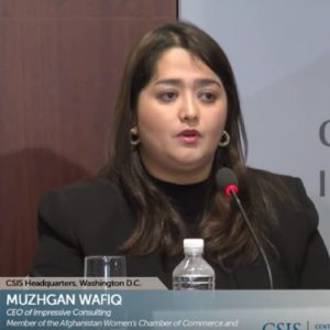 Muzhgan Wafiq, PTB® graduate