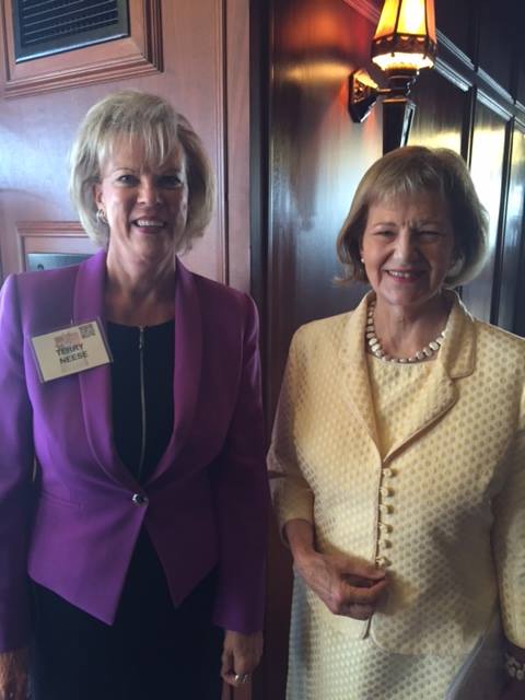 Dr. Terry Neese with The Right Honorable Baroness Nicholson of Winterbourne, House of Lords United Kingdon, UK, Britain & N. Ireland